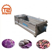 Zhucheng Factory Price Automatic Potato Washing and Peeling Machine